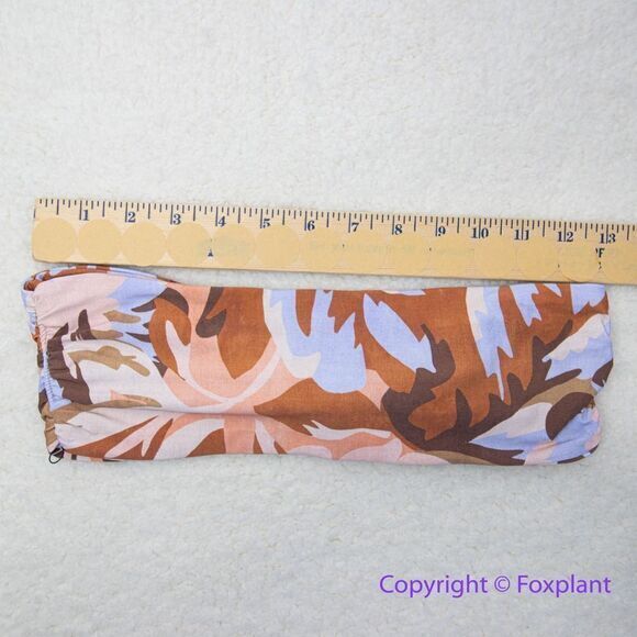 NEW Free People x Stone Fox Swim Lele knotted bikini top tropics,‎ size S - Picture 5 of 12